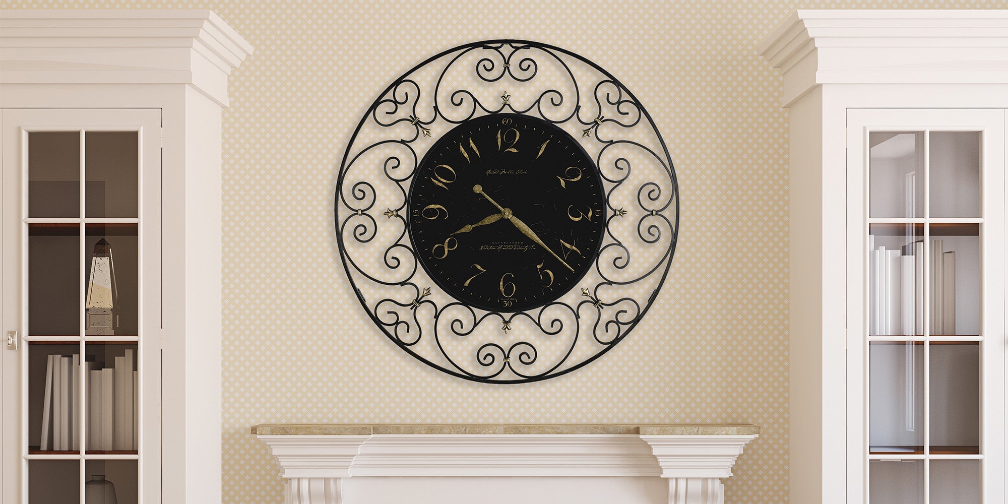 Black Wall Clock - Premier Clocks