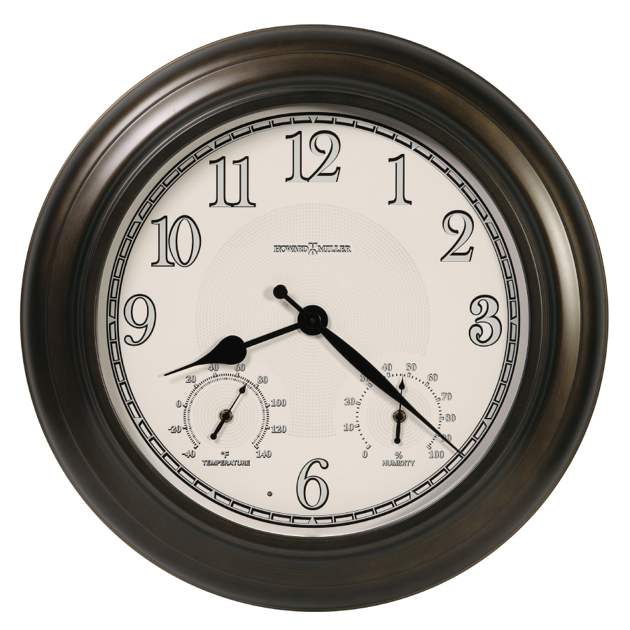 Howard Miller Briar Outdoor Wall Clock 625676 - Premier Clocks