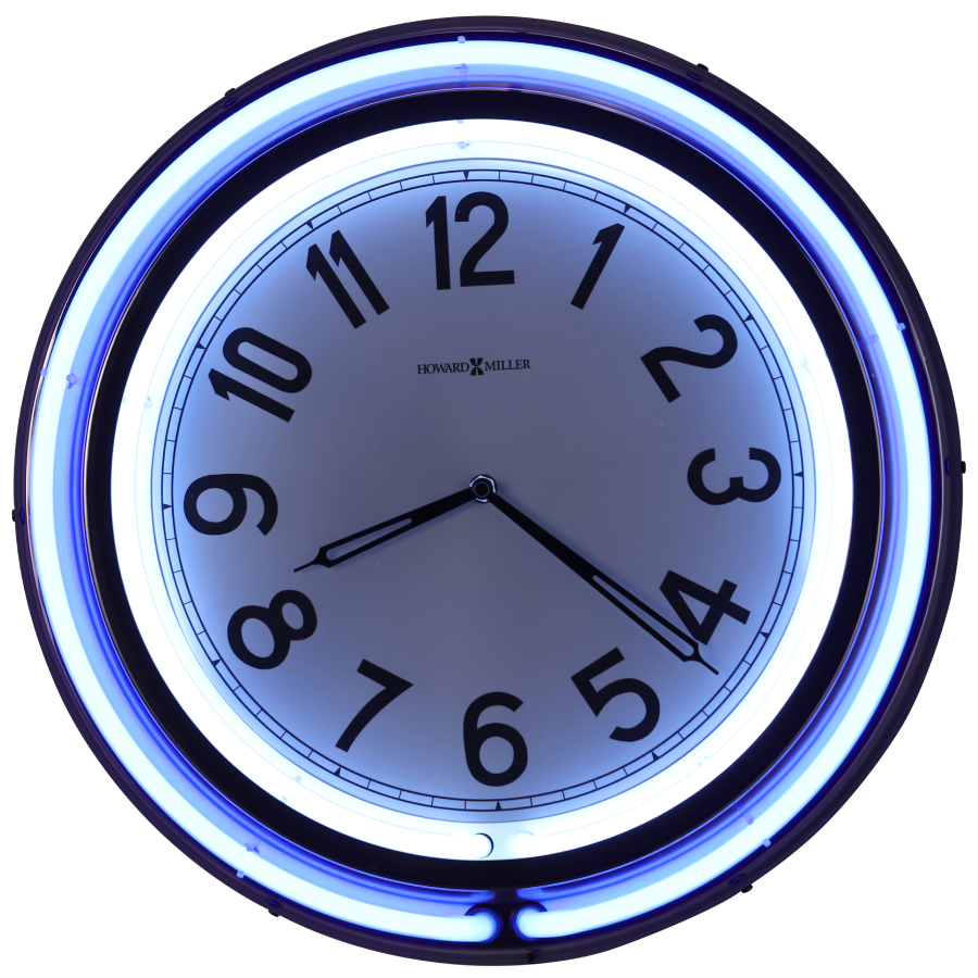 Howard Miller Studio Neon Wall Clock 625752 - Premier Clocks