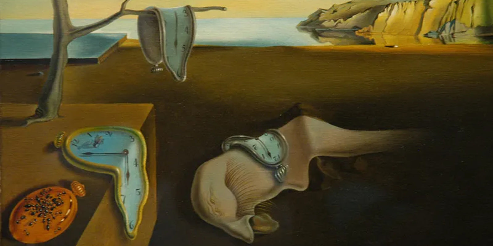 Melting Clocks in The Persistence of Memory by Salvador Dali