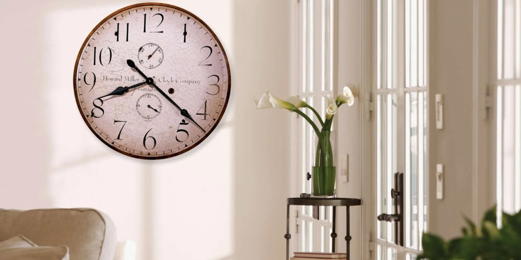Wall Clock Time Examples How to Decorate with Wall Clocks | Premier Clocks