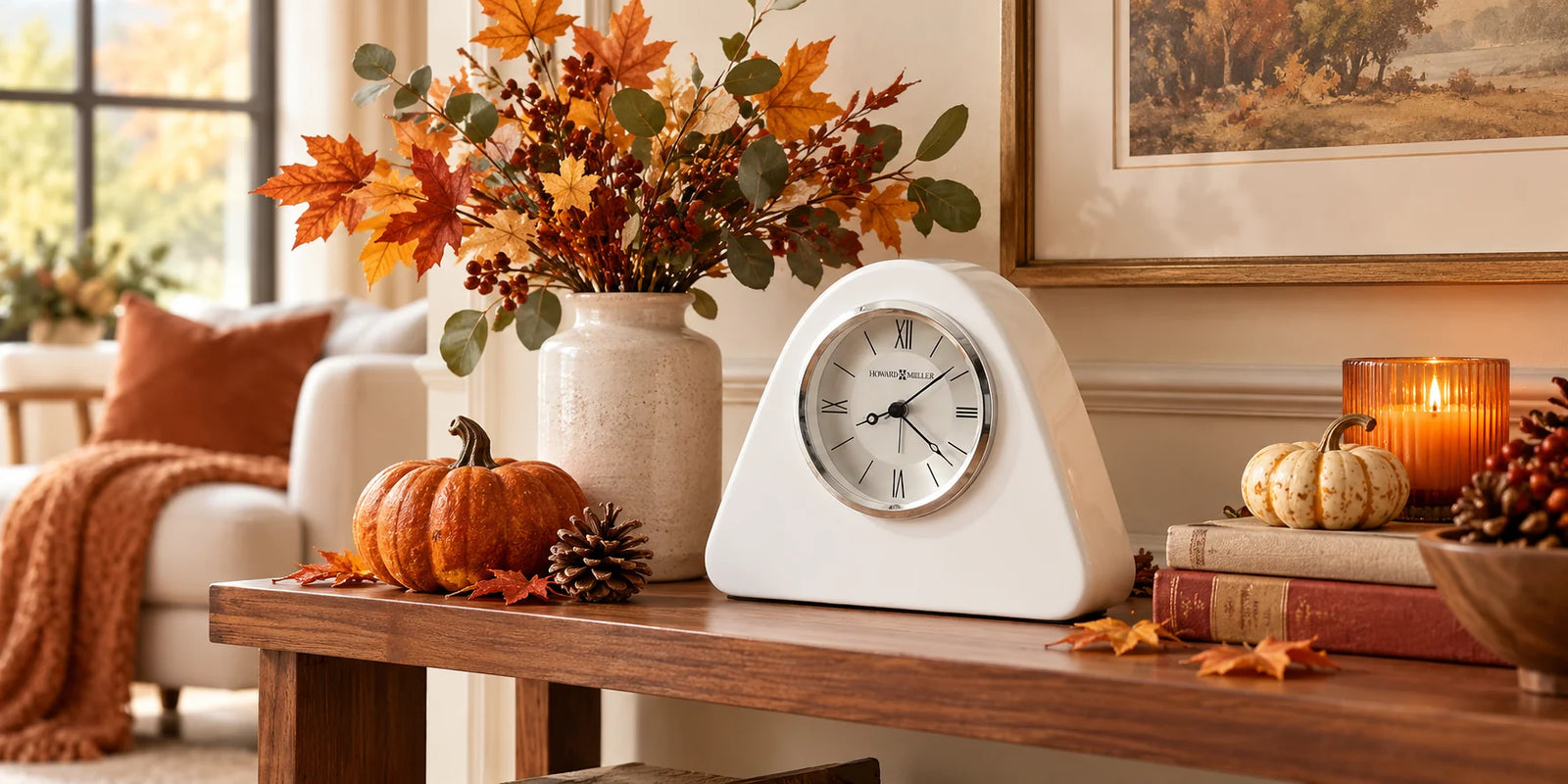 How to Style White Table Clocks for Every Season