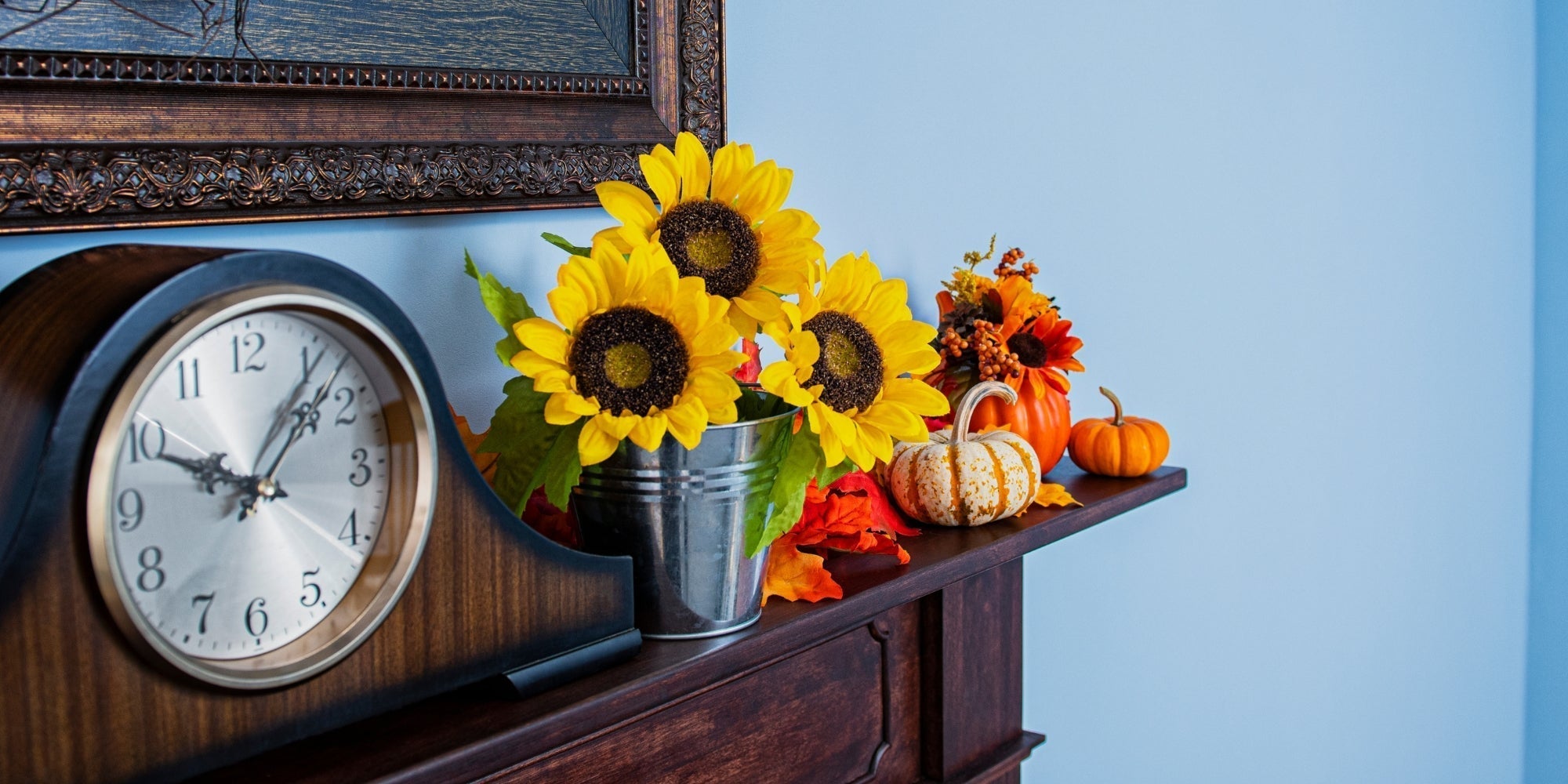Large Mantel Clock in Modern Decor | Premier Clocks