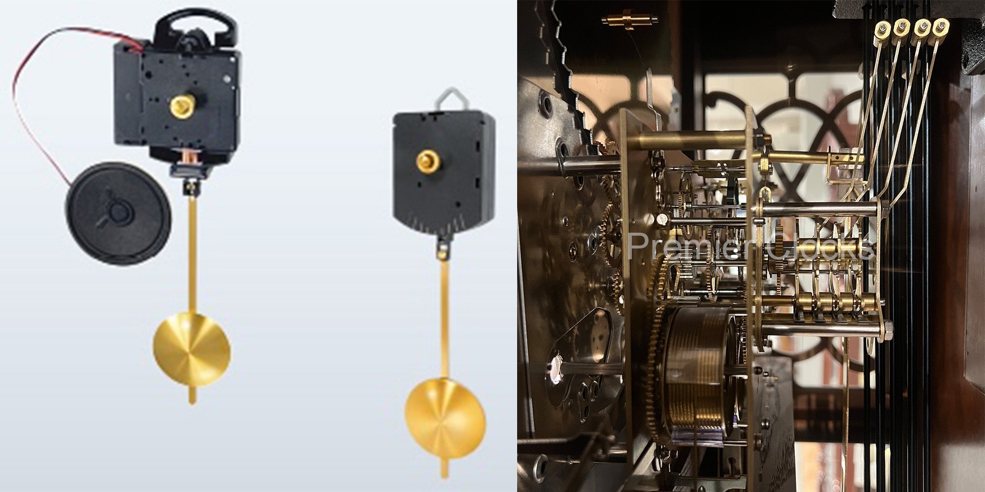 Pendulum Clock Mechanism Battery Powered