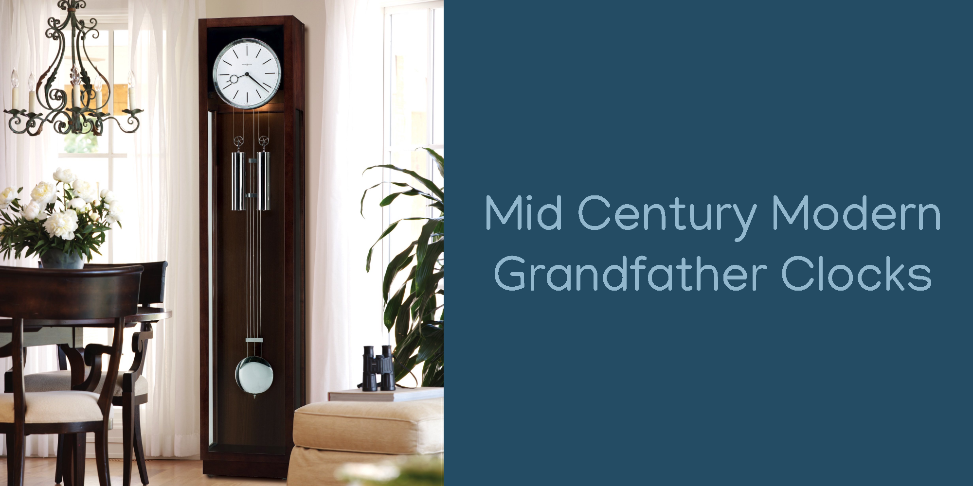 Mid Century Modern Grandfather Clock Premier Clocks