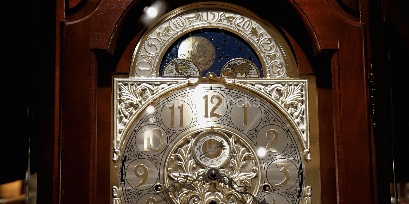 Celestial Charm of a Moon Phase Grandfather Clock | Premier Clocks