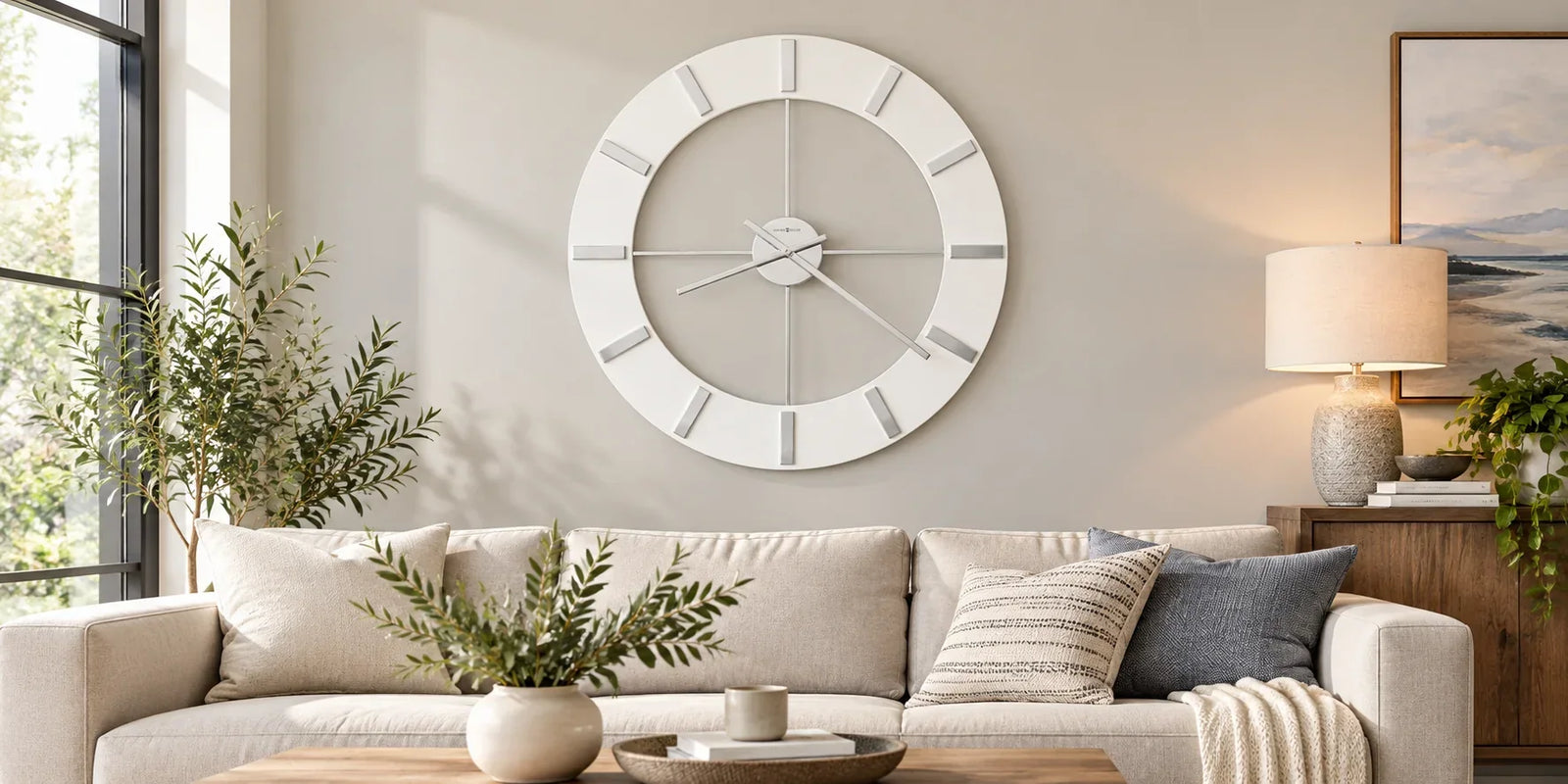 What Wall Colors Go Best with White Wall Clocks?