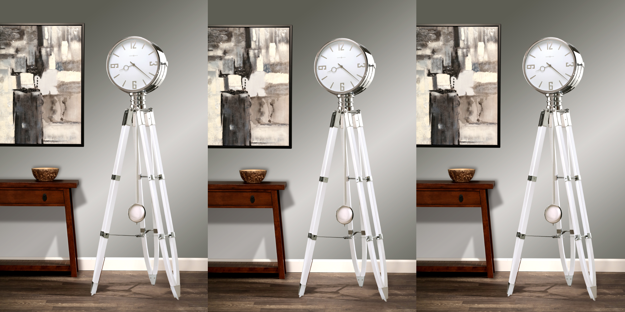 White Grandfather Clock - Premier Clocks