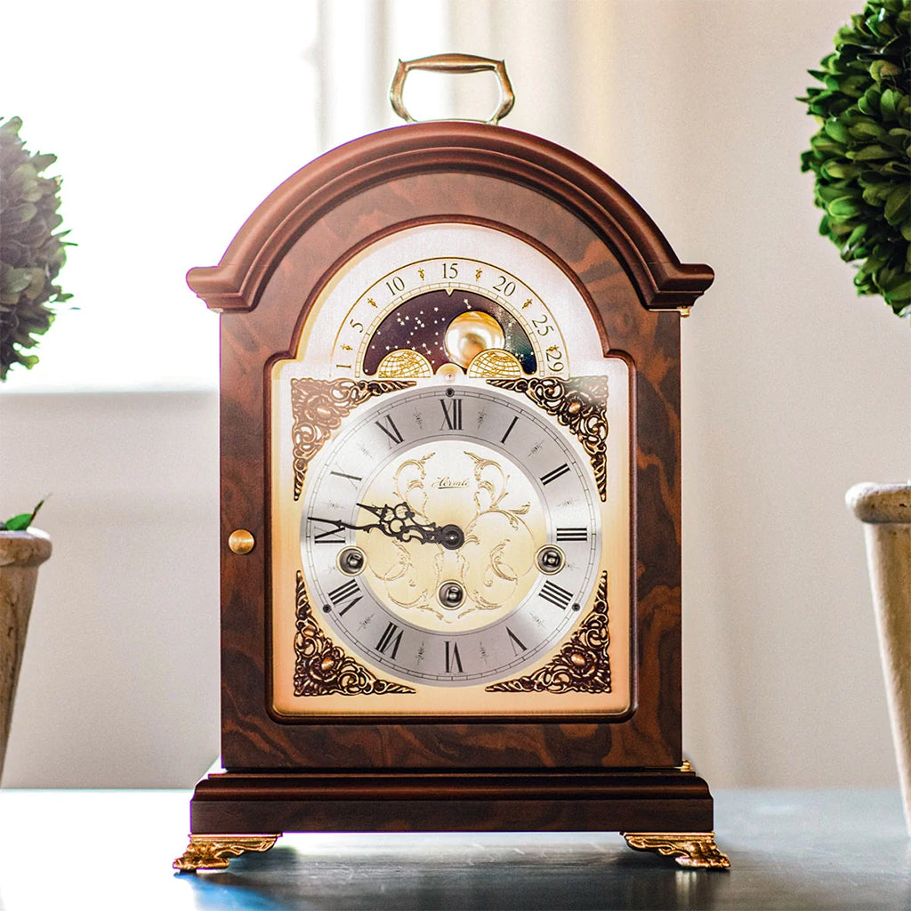 Hermle Aimee Mantel Clock dial - Premier Clocks