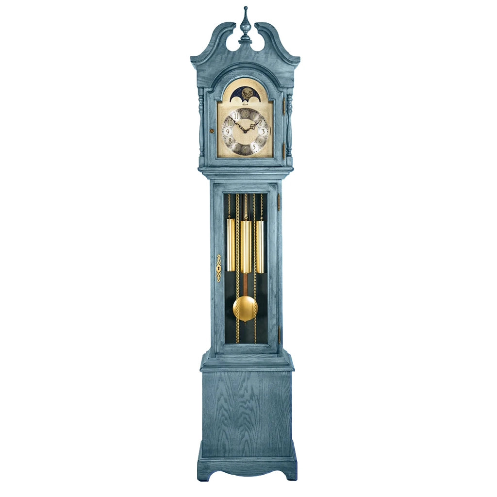 Hermle Alexandria Grandmother Clock in Blue - Premier Clocks