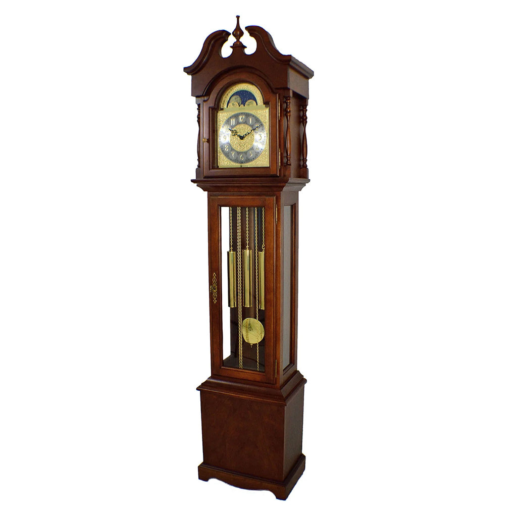 Hermle Alexandria Grandmother Clock in Cherry - Premier Clocks