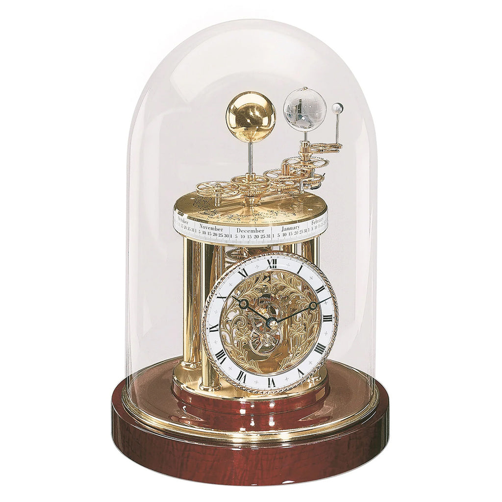 Hermle Astrolabium Mantel Clock in Mahogany - Premier Clocks