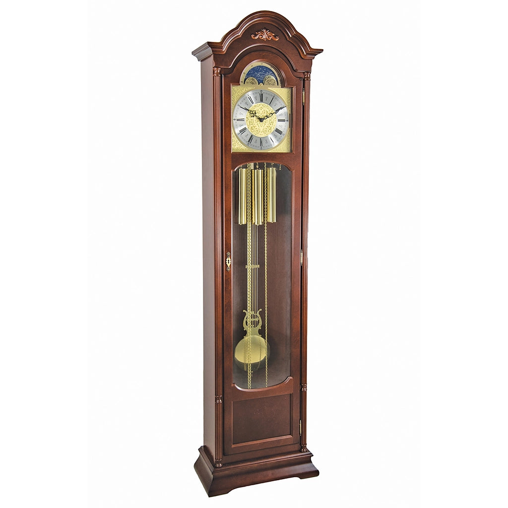 Hermle Atherton Grandfather Clock in Walnut - Premier Clocks