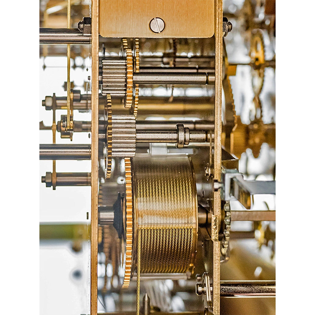 Hermle Atherton Grandfather Clock in Walnut mechanism - Premier Clocks