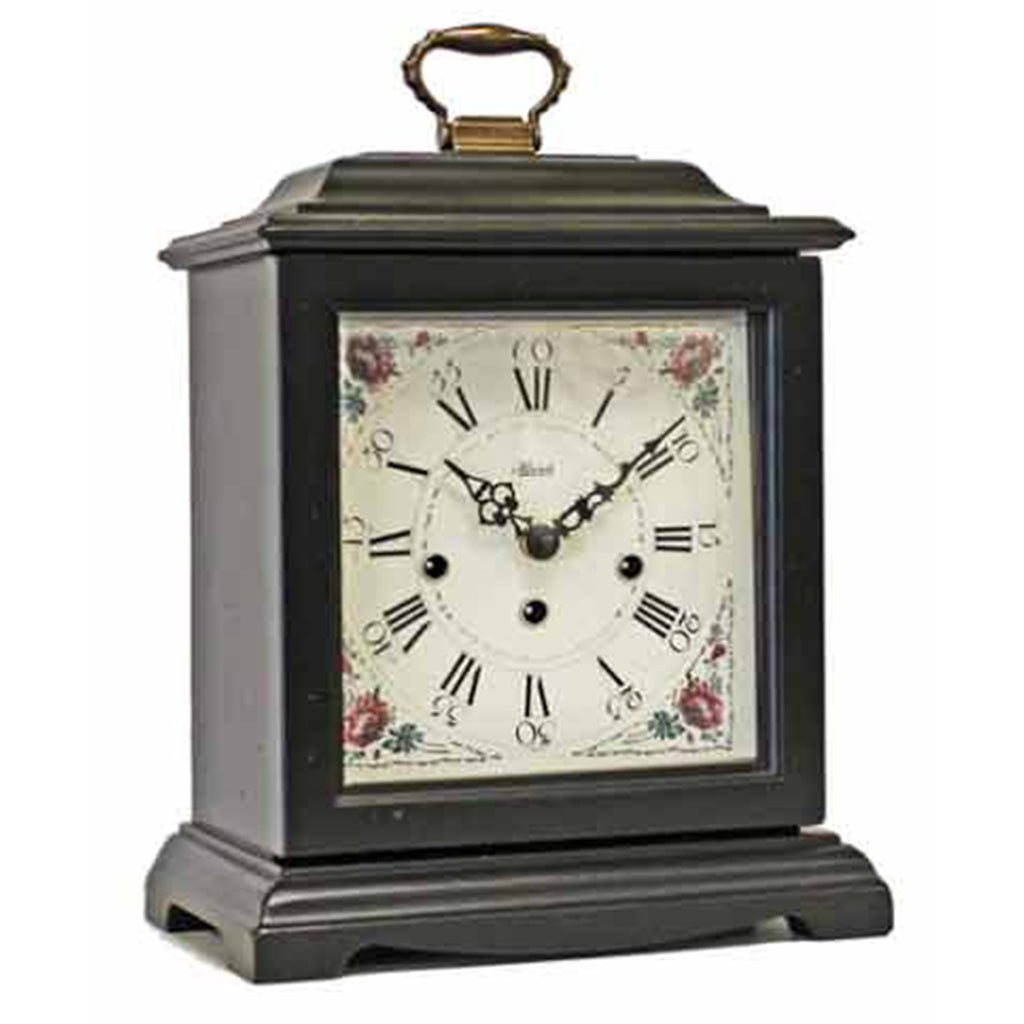 Hermle Austen Mechanical Mantel Clock in Black - Premier Clocks