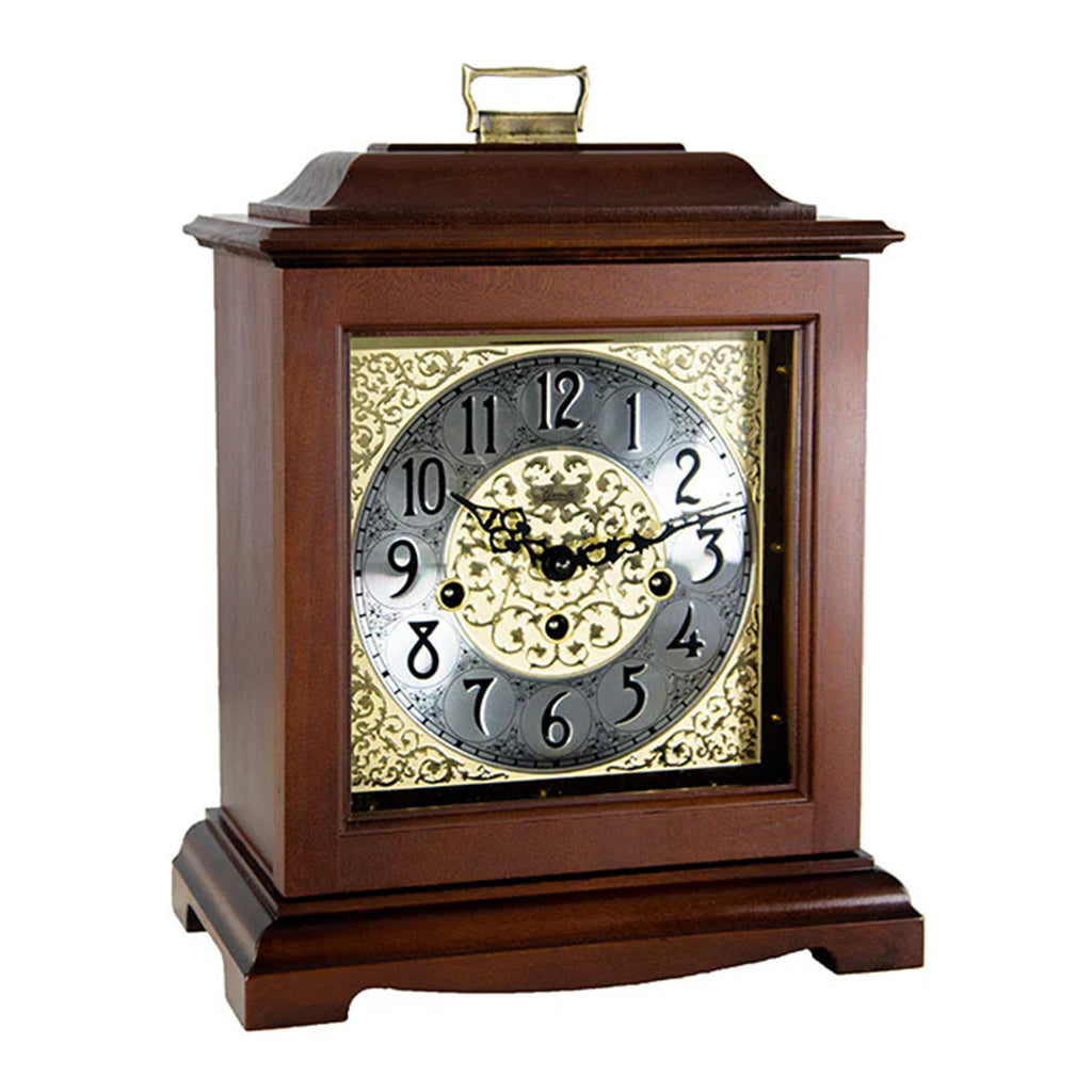 Hermle Austen Mechanical Mantel Clock in Cherry - Premier Clocks