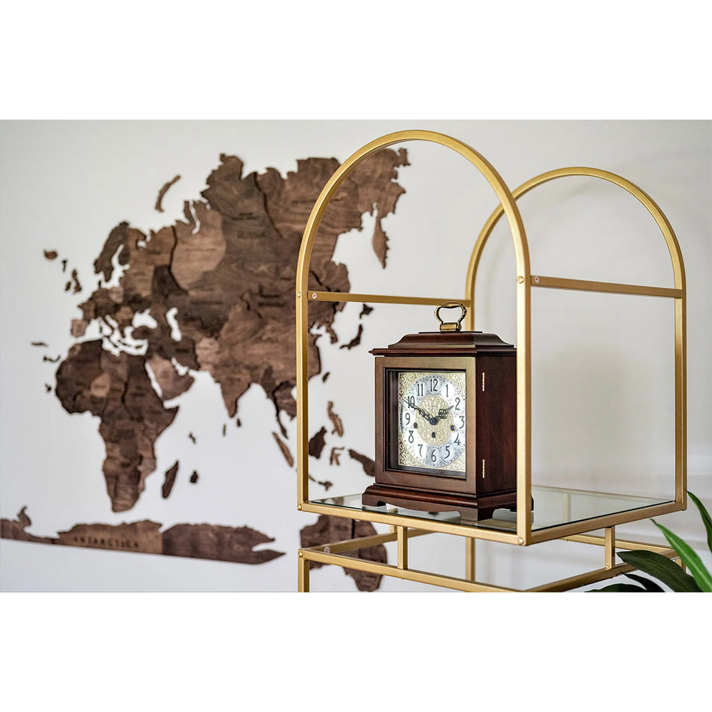 Hermle Austen Mechanical Mantel Clock in Cherry - Premier Clocks