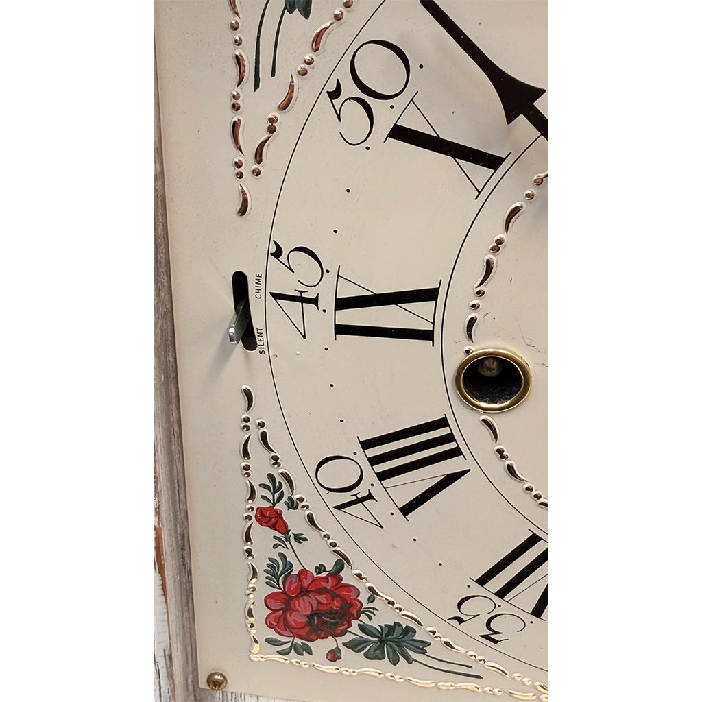 Hermle Austen Mechanical Mantel Clock in White details - Premier Clocks