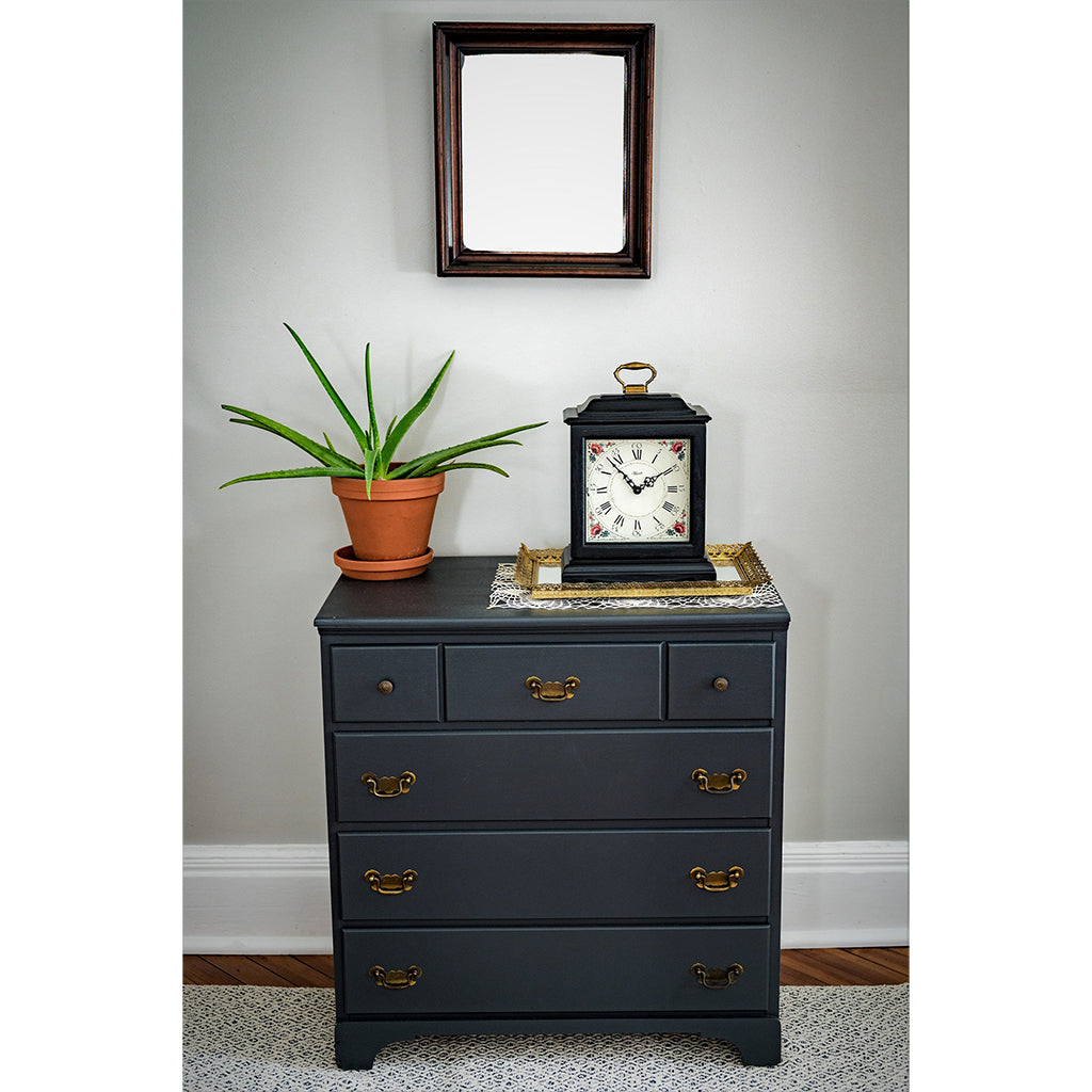 Hermle Austen Quartz Mantel Clock in Black in interior decor - Premier Clocks