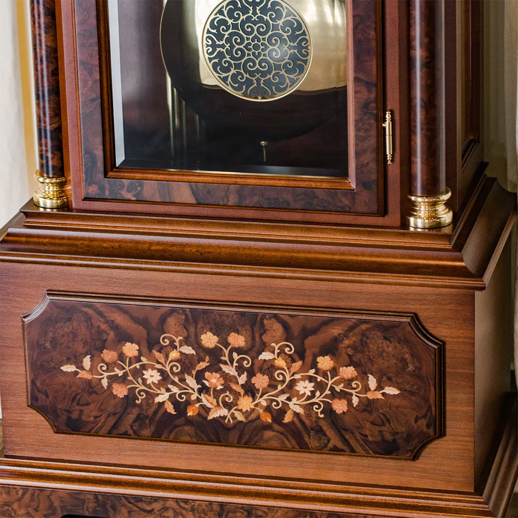 Hermle Berlin Tubular Chime Grandfather Clock in Walnut