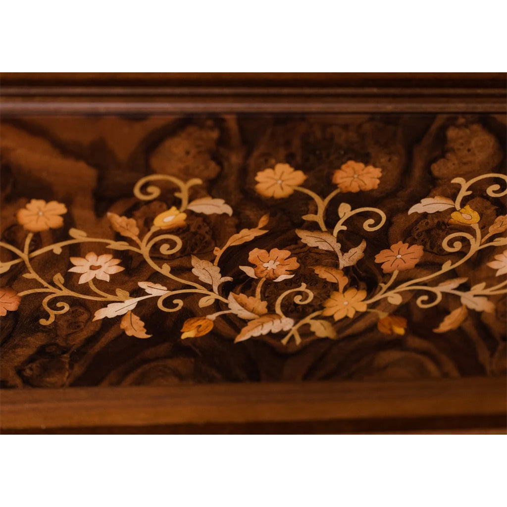 Hermle Berlin Grandfather Clock in Walnut inlays - Premier Clocks