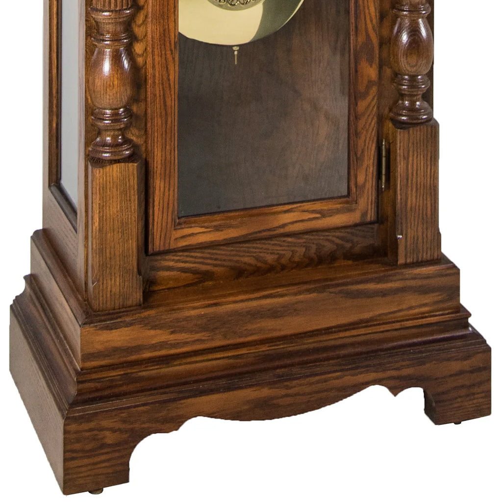 Hermle Blakely Grandfather Clock in Dark Oak base - Premier Clocks