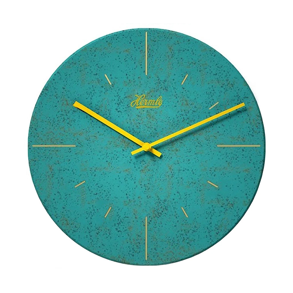 Hermle Bodie Wall Clock in Teal - Premier Clocks