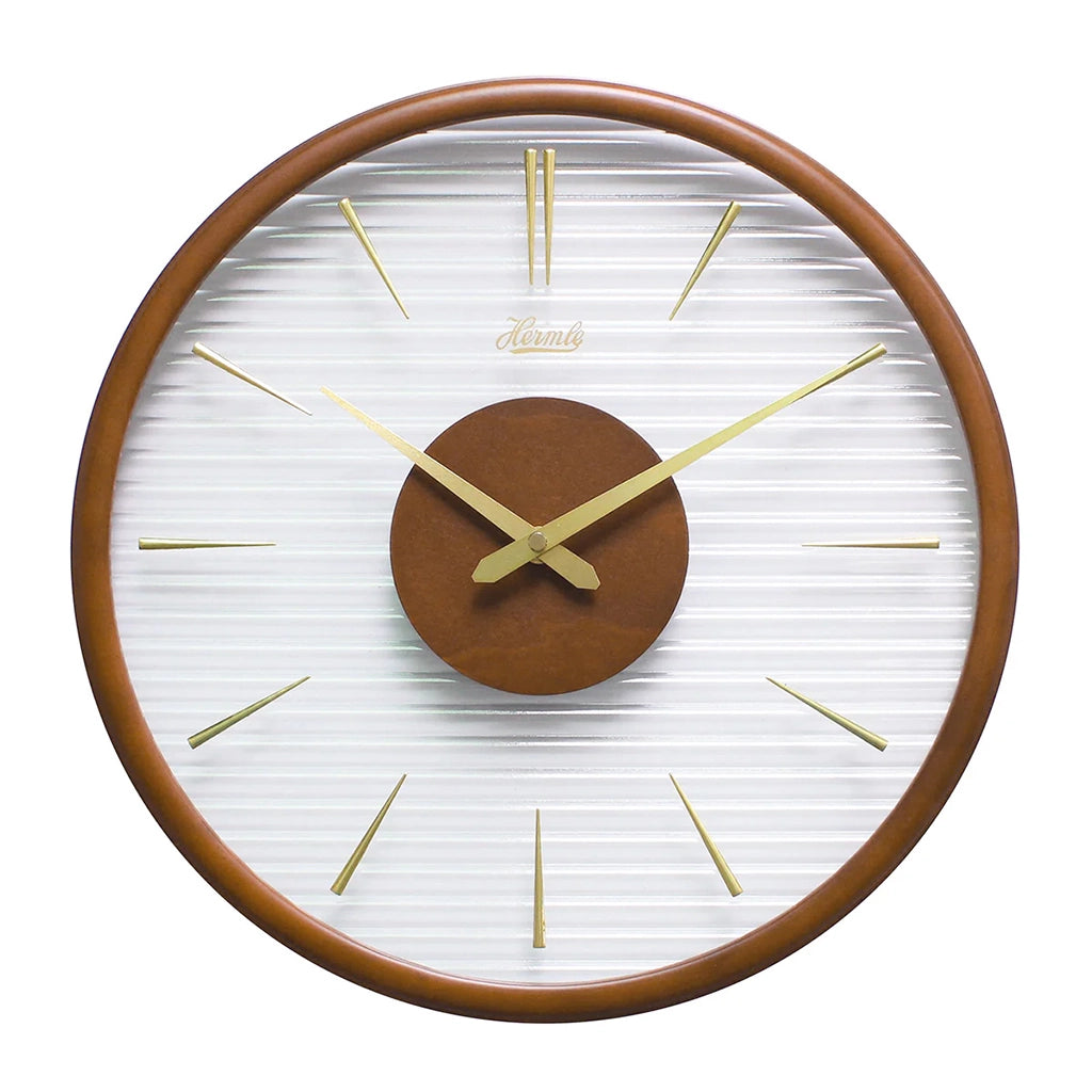 Hermle Bonham Wall Clock in Coffee - Premier Clocks