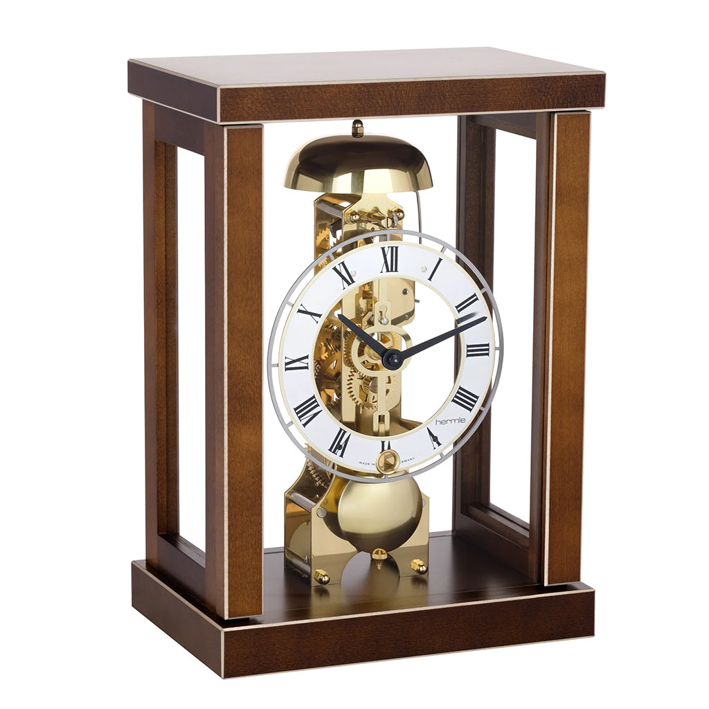 Hermle Brayden Mantel Clock in Walnut - Premier Clocks