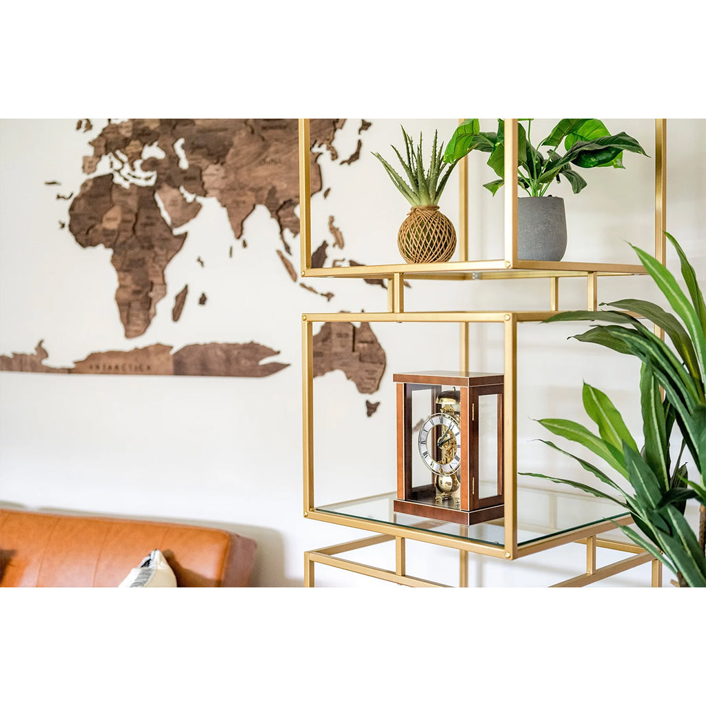 Hermle Brayden Mantel Clock in Walnut - Premier Clocks