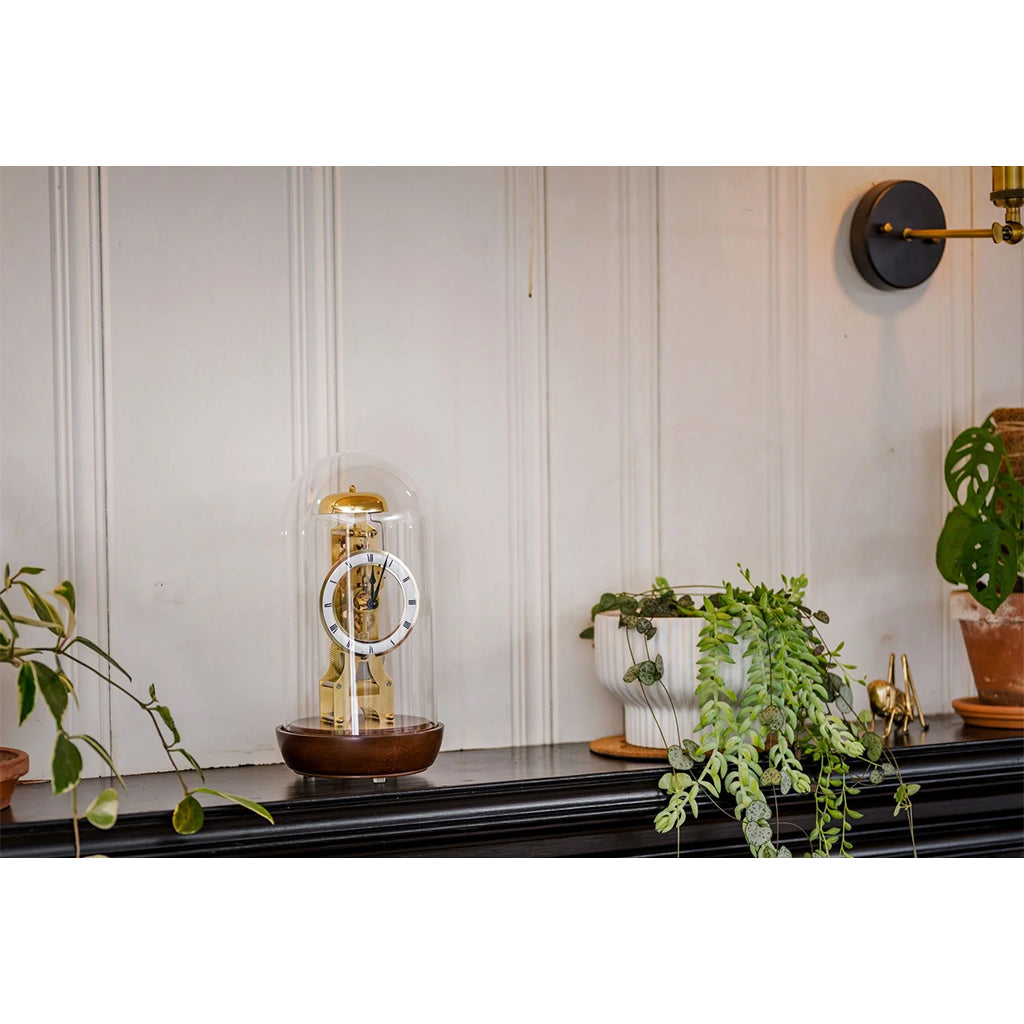 Hermle Bronx Mantel Clock in Walnut - Premier Clocks