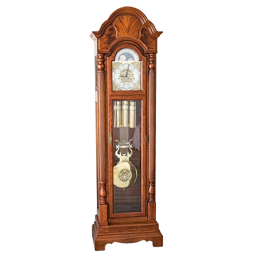 Hermle Brookfield Grandfather Clock in Cherry