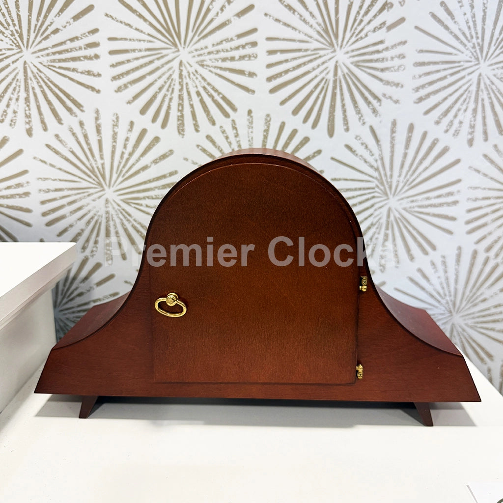 Hermle Carole Quartz Mantel Clock in Walnut  - Premier Clocks
