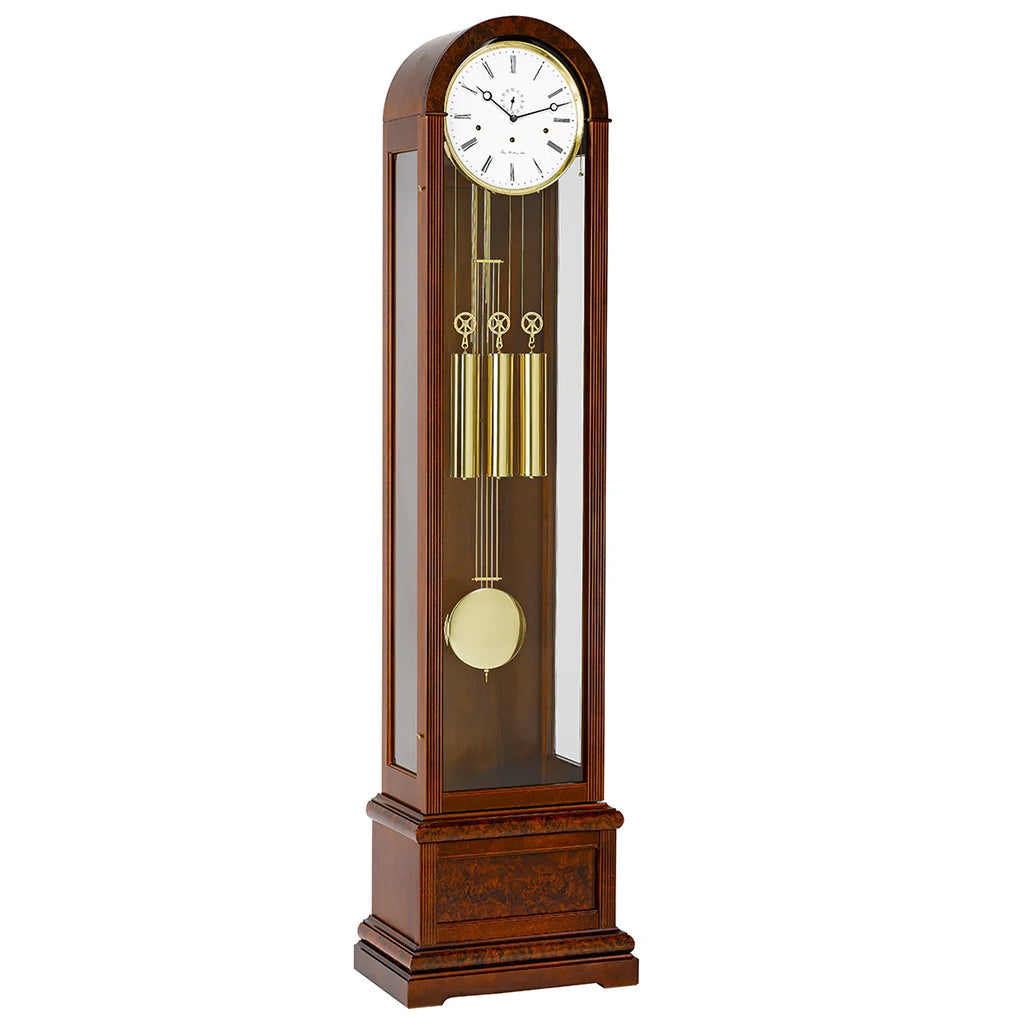 Hermle Charlotte Grandfather Clock in Walnut - Premier Clocks