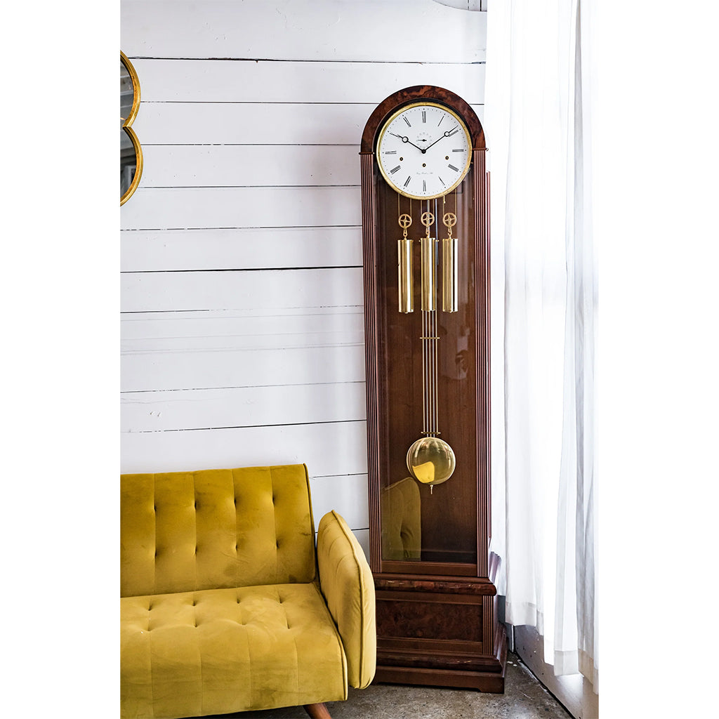 Hermle Charlotte Grandfather Clock in Walnut - Premier Clocks