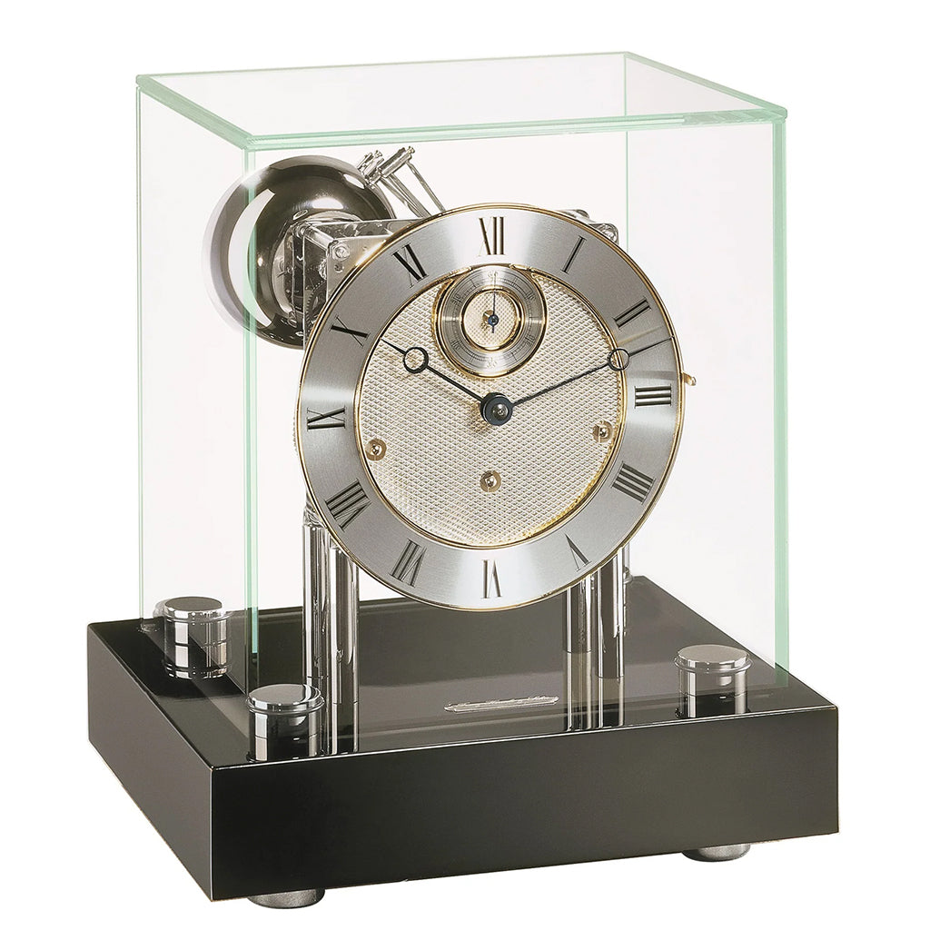 Hermle Chigwell Mantel Clock in Black - Premier Clocks
