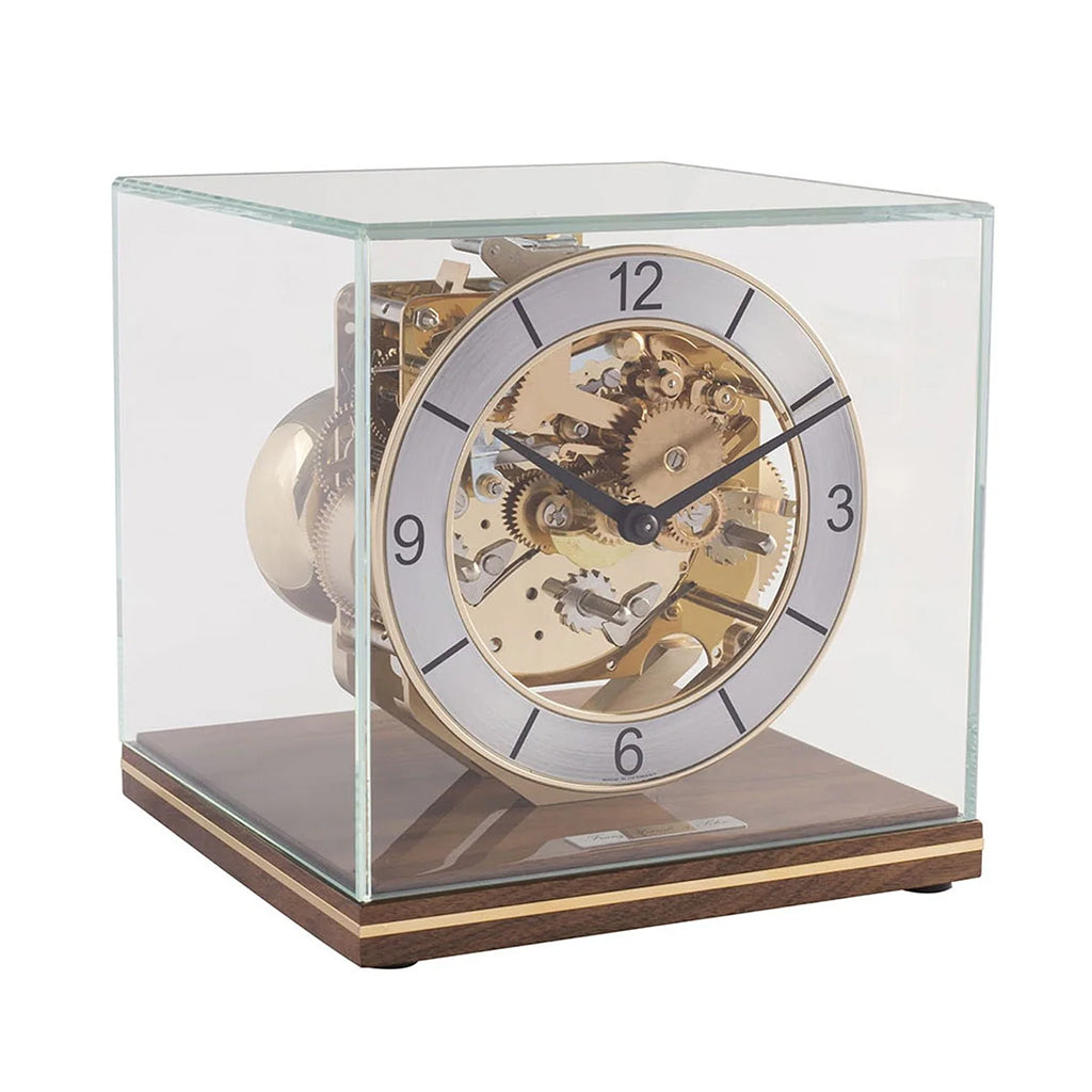 Hermle Clarke Mantel Clock in Walnut