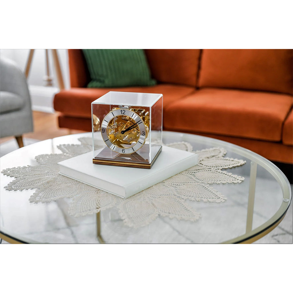 Hermle Clarke Mantel Clock in Walnut