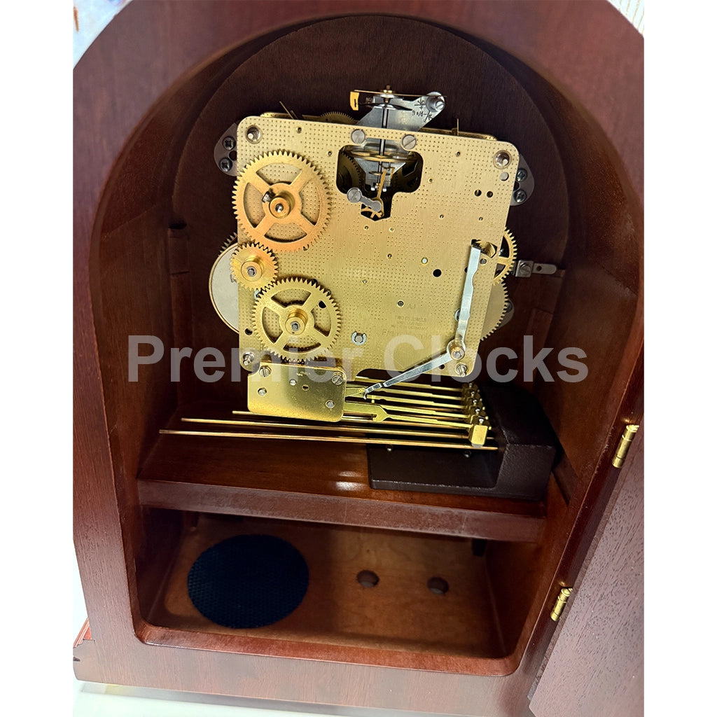 Hermle Clearbrook Mechanical Mantel Clock real photo of the mechanical movement - Premier Clocks