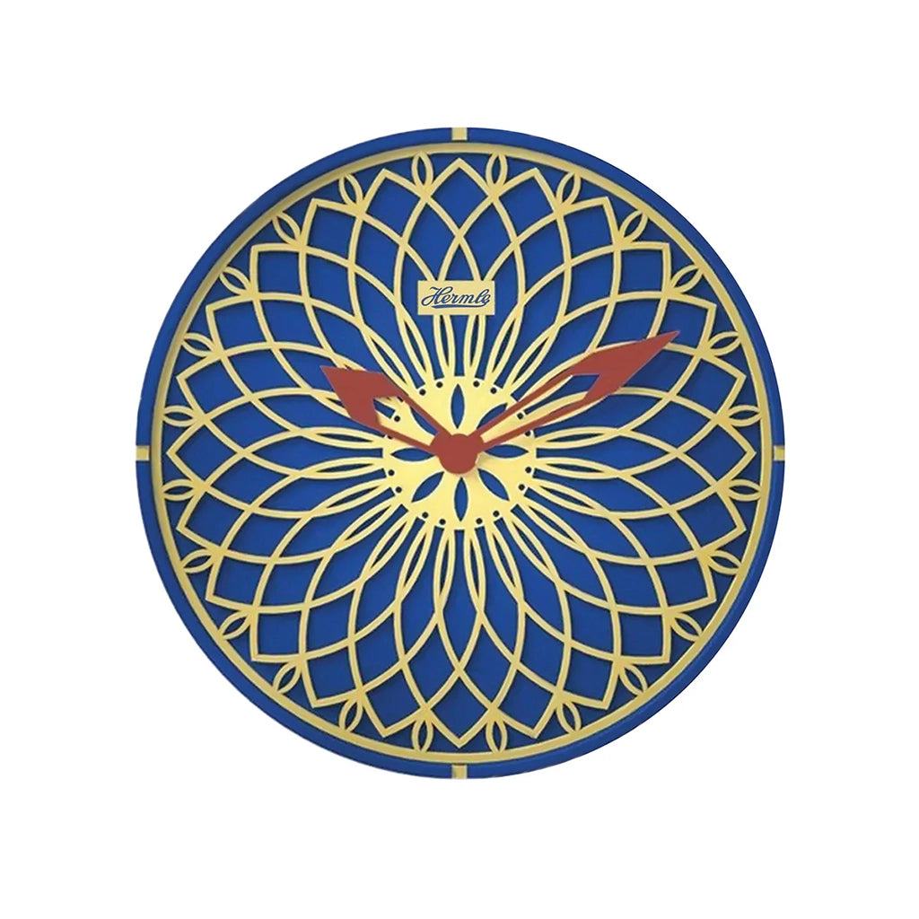 Hermle Dahlia Wall Clock in Blue - Premier Clocks