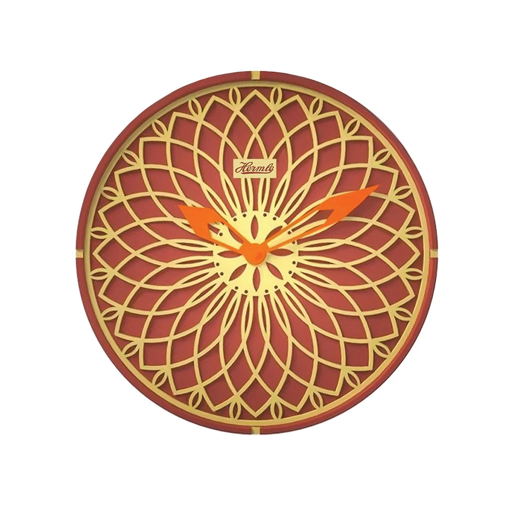 Hermle Dahlia Wall Clock in Red - Premier Clocks