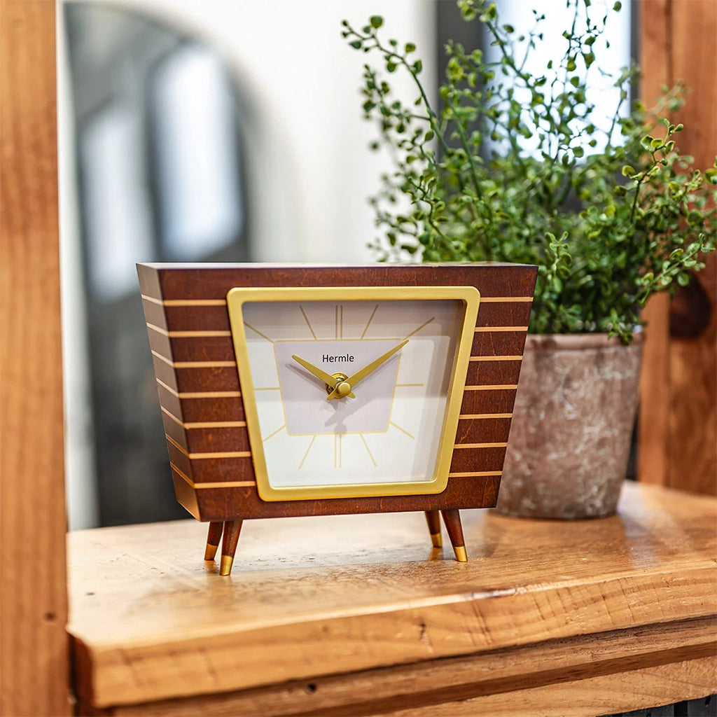 Hermle Finn Table Clock in interior decor - Premier Clocks