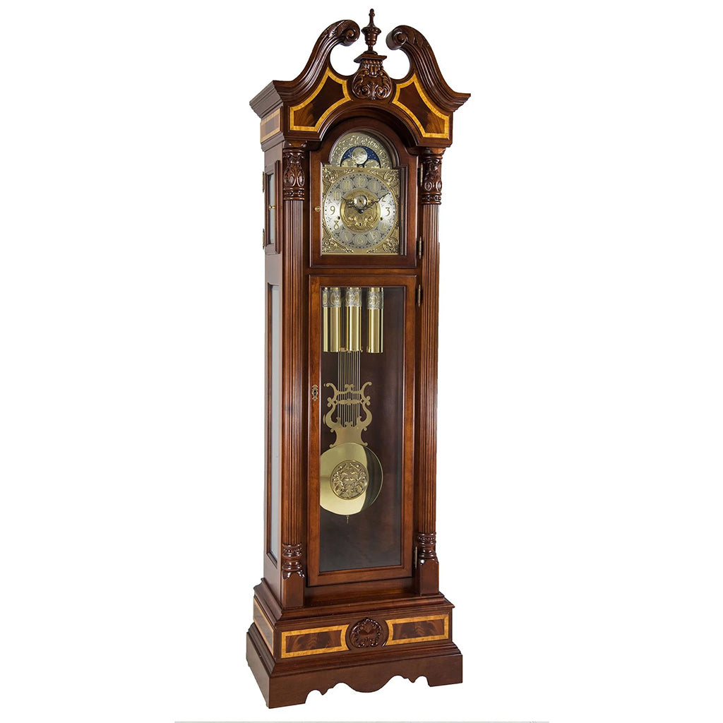 Hermle Foreman Grandfather Clock in Cherry