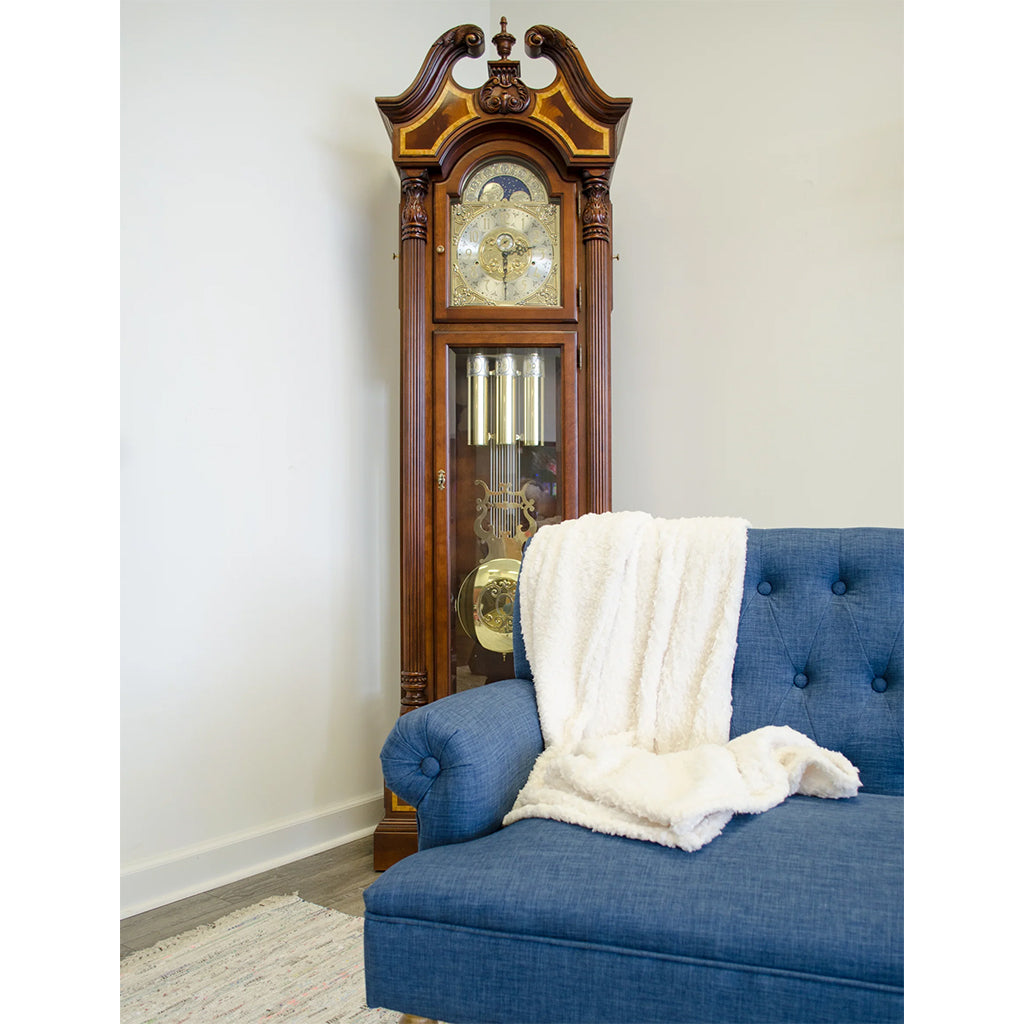 Hermle Foreman Grandfather Clock in Cherry