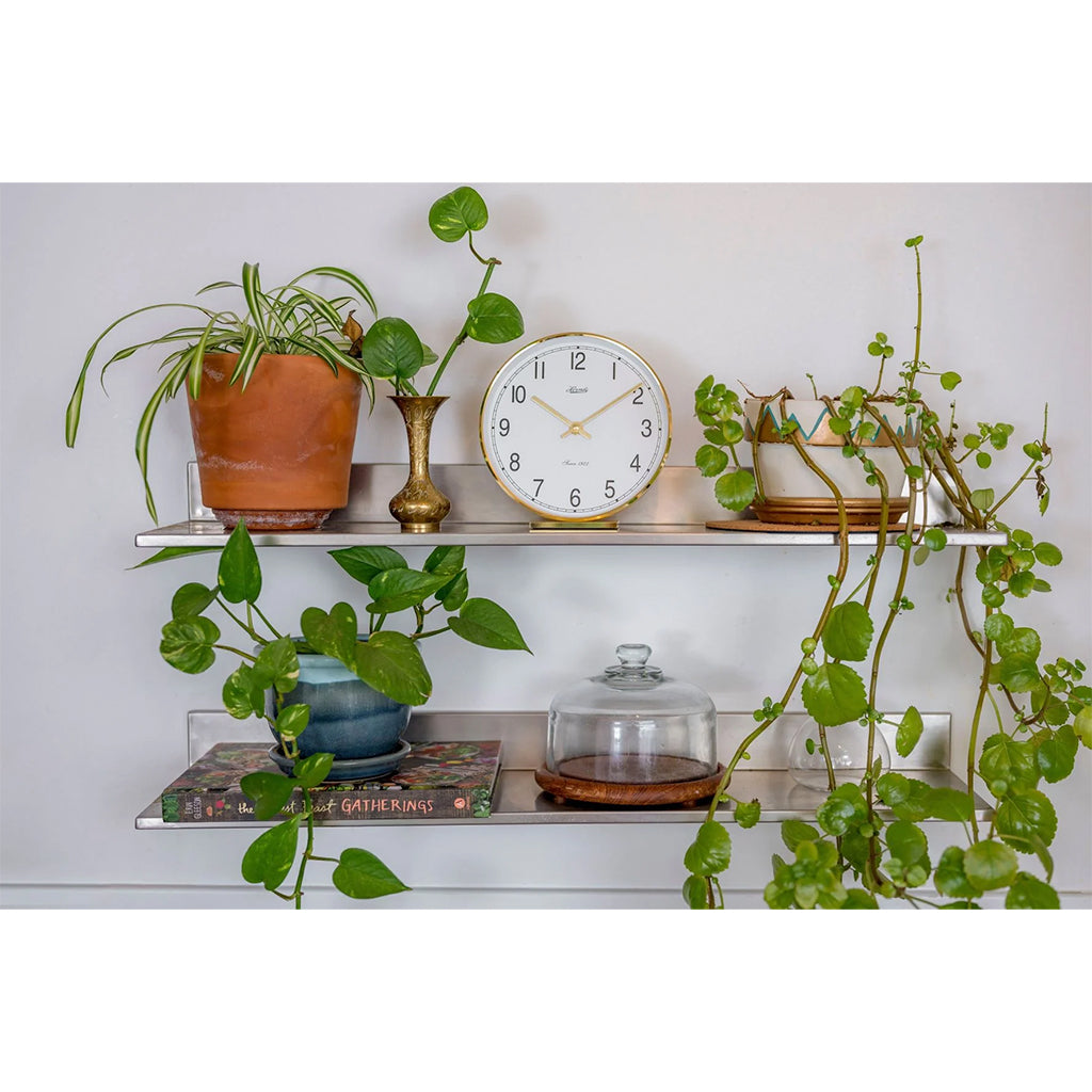 Hermle Fremont Mantel Clock in Brass - Premier Clocks