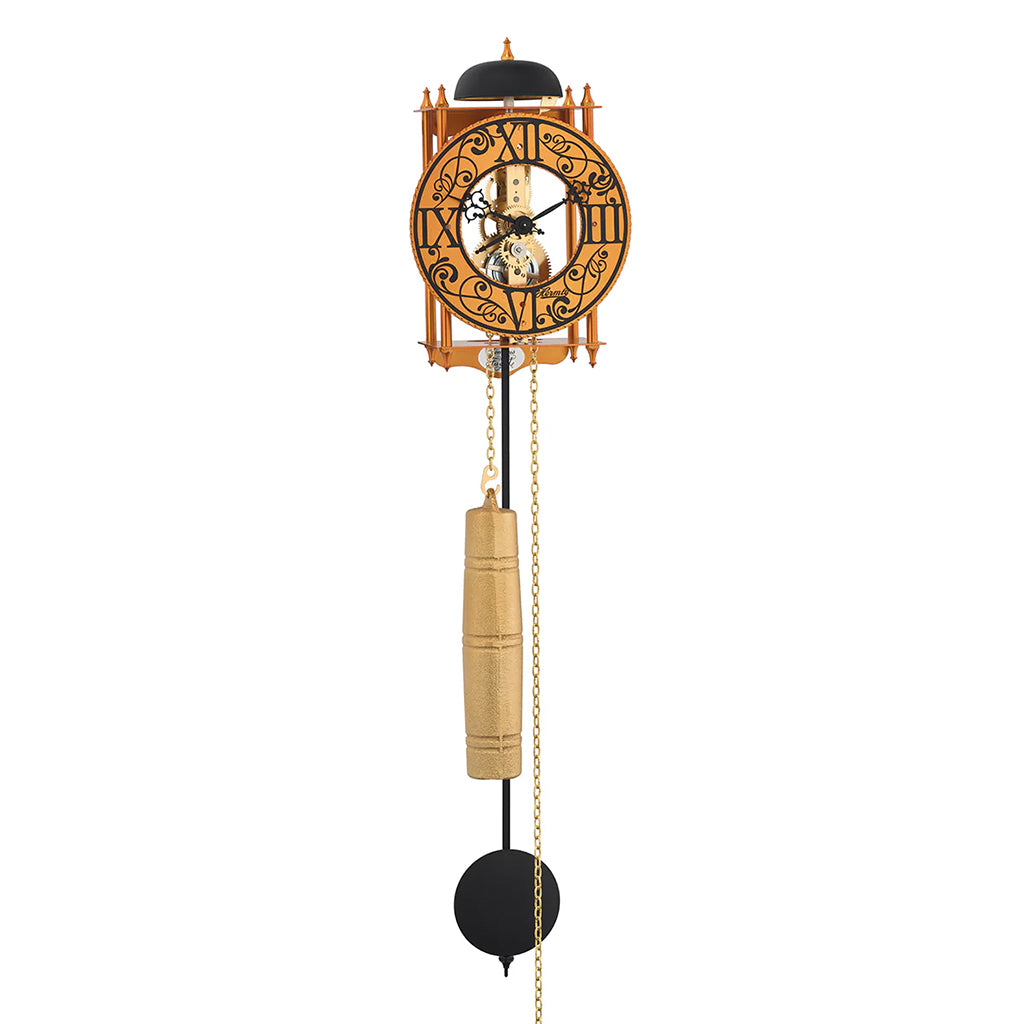 Hermle Hera Wall Clock in Orange - Premier Clocks