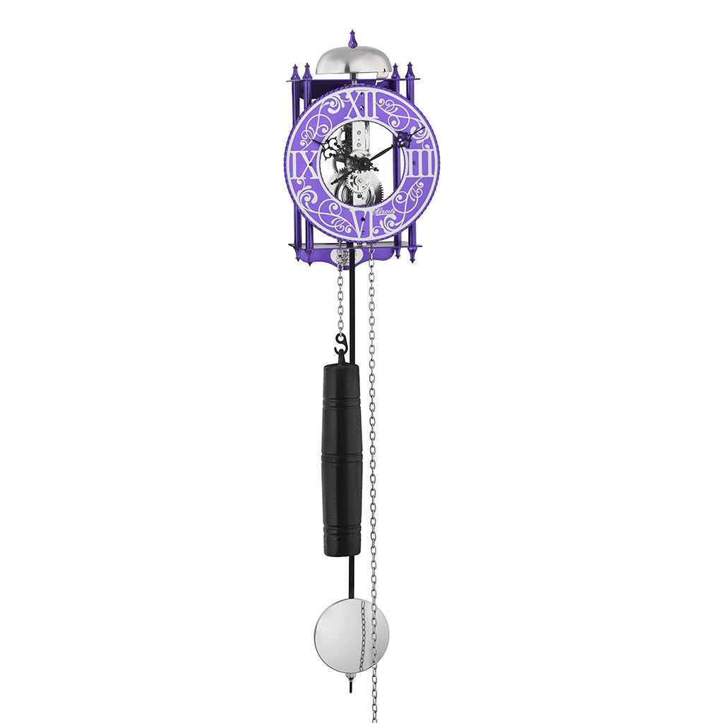 Hermle Hera Wall Clock in Purple