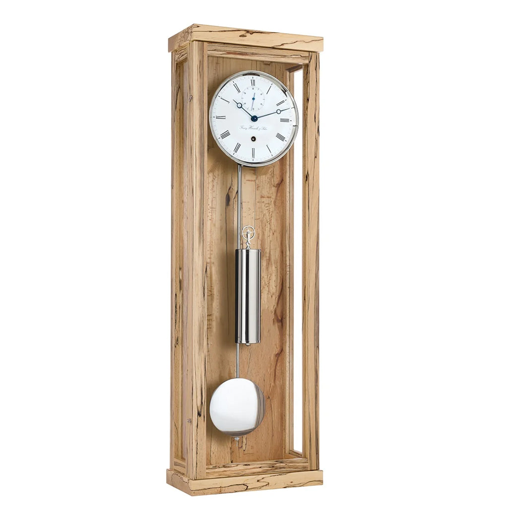 Hermle Jerald Wall Clock in Ice Beech - Premier Clocks
