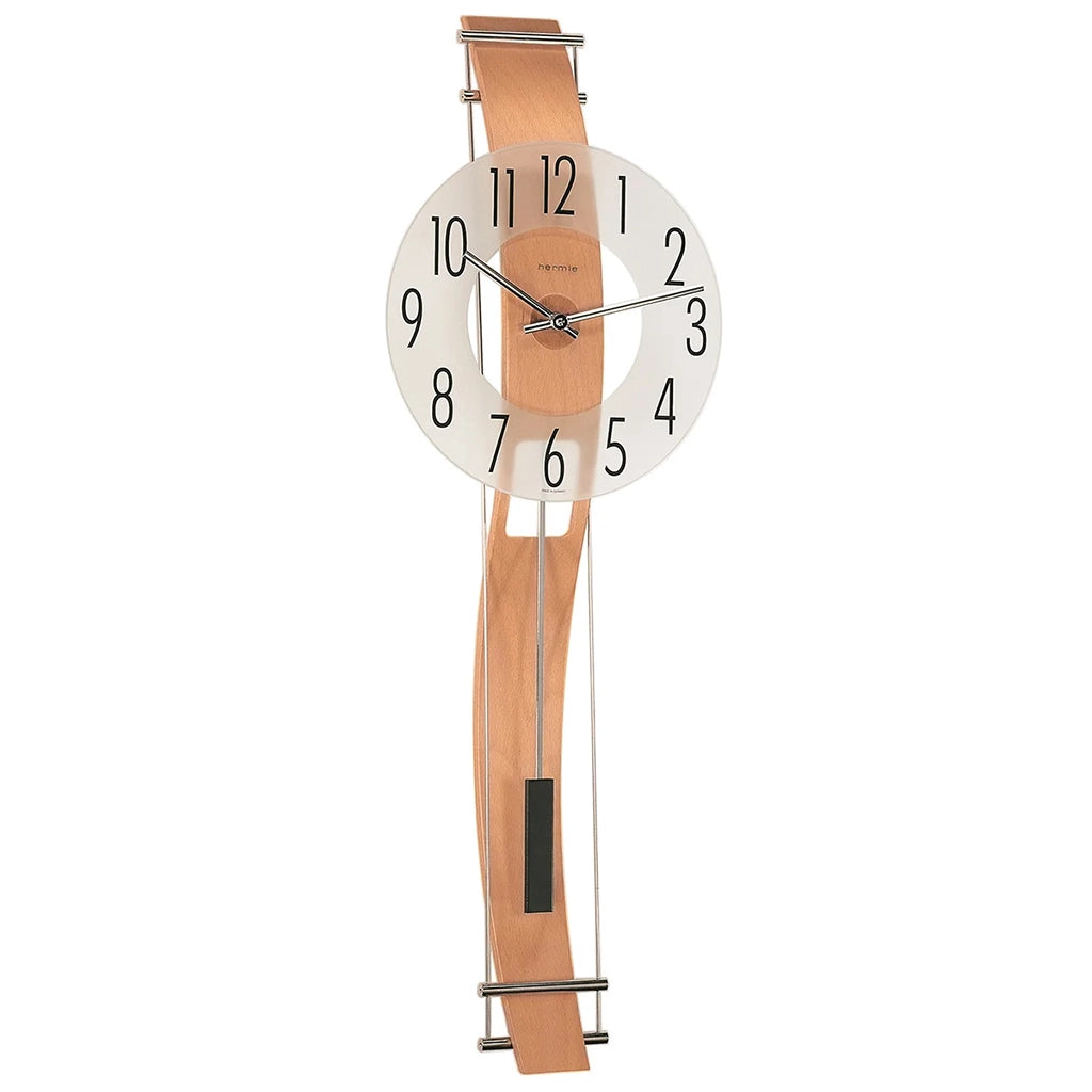 Hermle Kennington Wall Clock in Beech - Premier Clocks