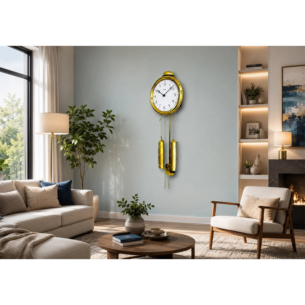 Hermle Leigh Wall Clock in interior design - Premier Clocks